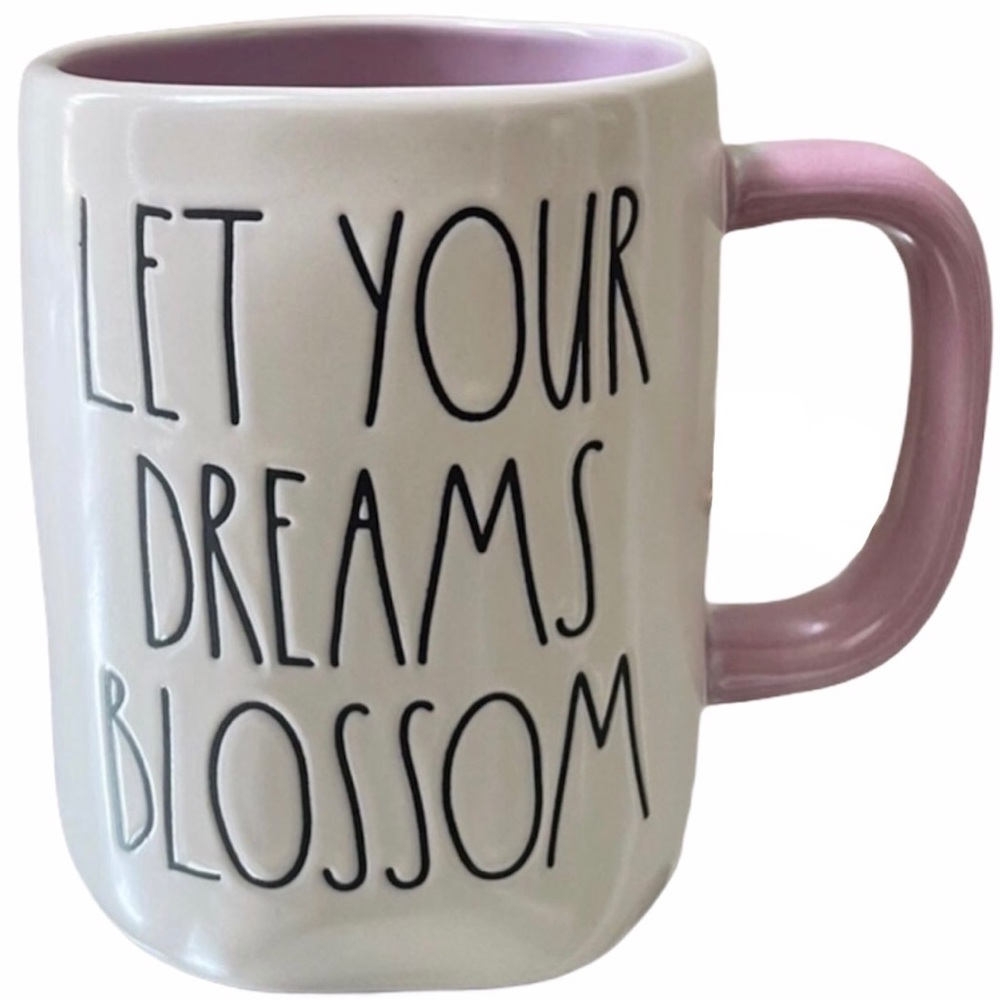 RAE DUNN Mug Let Your Dreams Blossom Coffee Cup Tea Cup - Picture 1 of 5